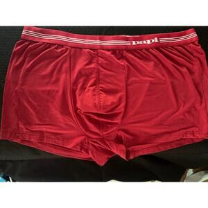 MEN'S PAPI BRAZILIAN TRUNK BOXER BRIEF RED SIZE XL 40-42 NWOT